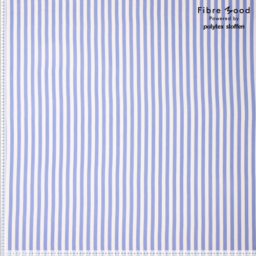 Fibre Moodn Viskose Webware Stripes Paulette blau-weiss